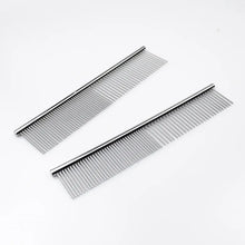 1PCS Dog Comb Long Thick Hair Fur Removal Brush Stainless Steel High Quality Pets Dog Cat Grooming Combs for Shaggy Dogs Barber