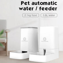 3.8L Large Capacity Pet Cat Automatic Food Water Dispenser Fountain Bottle Bowl Dog Cat Drinker Feeder Dog Drinking Pet Supplies