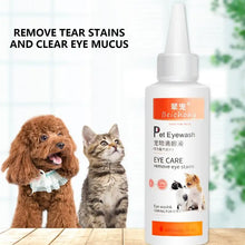 Pet Tear Eye Care Drops For Dogs 120ML Large Capacity Pet Eye Wash Cleaner For Tear Stain Eye Drops Cleaner Dog Health Supplies