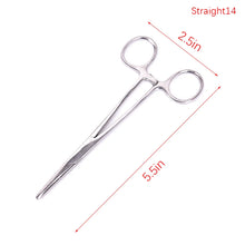 First Aid Kits Hemostatic Clamp Forceps Stainless Surgery Special Tools Pet Plucking Pliers For Outdoor Traveling Hiking