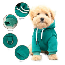 Pet Clothing Dog Warm Fleece Hoodie Clothes Pet Dog Small And Medium Dog Vest Outdoor Sweatshirt Bulldog Husky Puppy Cat Costume