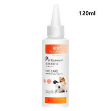 Pet Tear Eye Care Drops For Dogs 120ML Large Capacity Pet Eye Wash Cleaner For Tear Stain Eye Drops Cleaner Dog Health Supplies