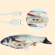 Cat Dog Toy Fish USB Charging Electric Floppy Simulation Fish Interactive Training Teeth Grinding Pet Chew Toys