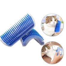 Cat Brush Comb Cat Toy with Catnip Cat Wall Brush Corner Cat Massage Self Groomer Comb Cat Rub The Face with A Tickling Comb Pet