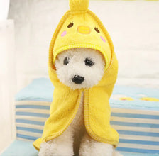 Cute Pet Dog Towel Soft Drying Bath Pet  for Cat Hoodies Puppy Super Absorbent Bathrobes Cleaning Necessary Supply