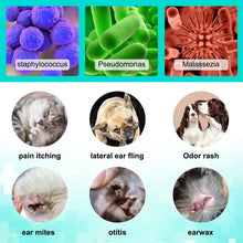 Pet Ear Cleaner Solution Natural Ear Cleaning Insect Oil Mite Remover Pet Ear Dirt Itching Remover Pet Health Care Accessories