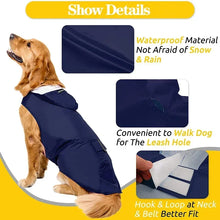 Dog Raincoat Reflective Dogs Rain Coat For Small Large Dogs Waterproof Clothes Golden Retriever Labrador Rain Cape Pet Products